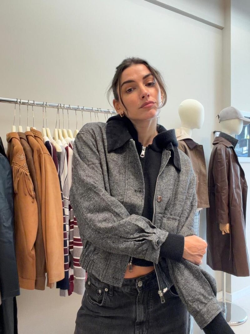 I064 - Bomber Cuello corderoy