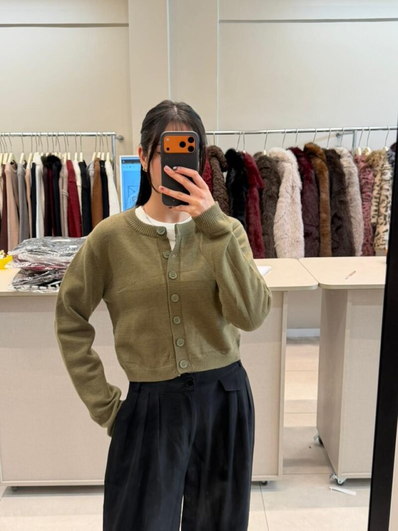 I004 CARDIGAN CROP
