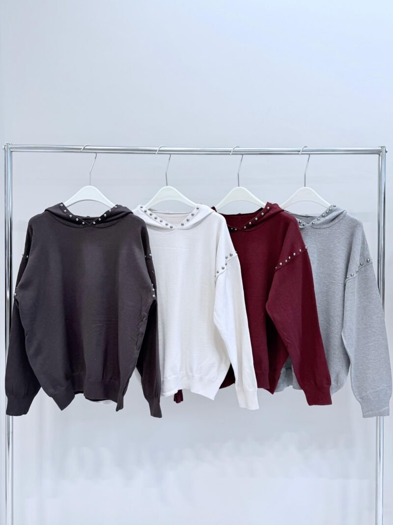 I120 - BUZO CAPUCHA TACHAS