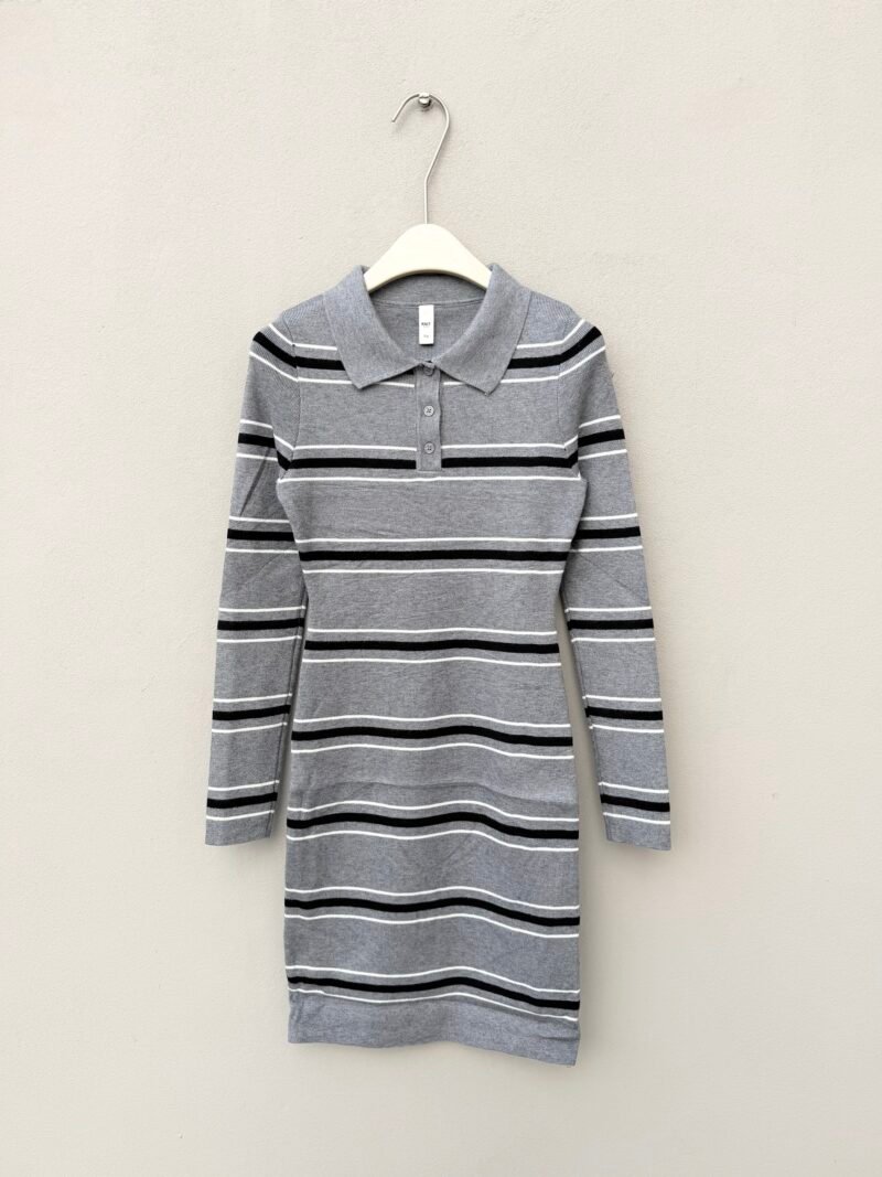 I127 - Vestido rayado polo