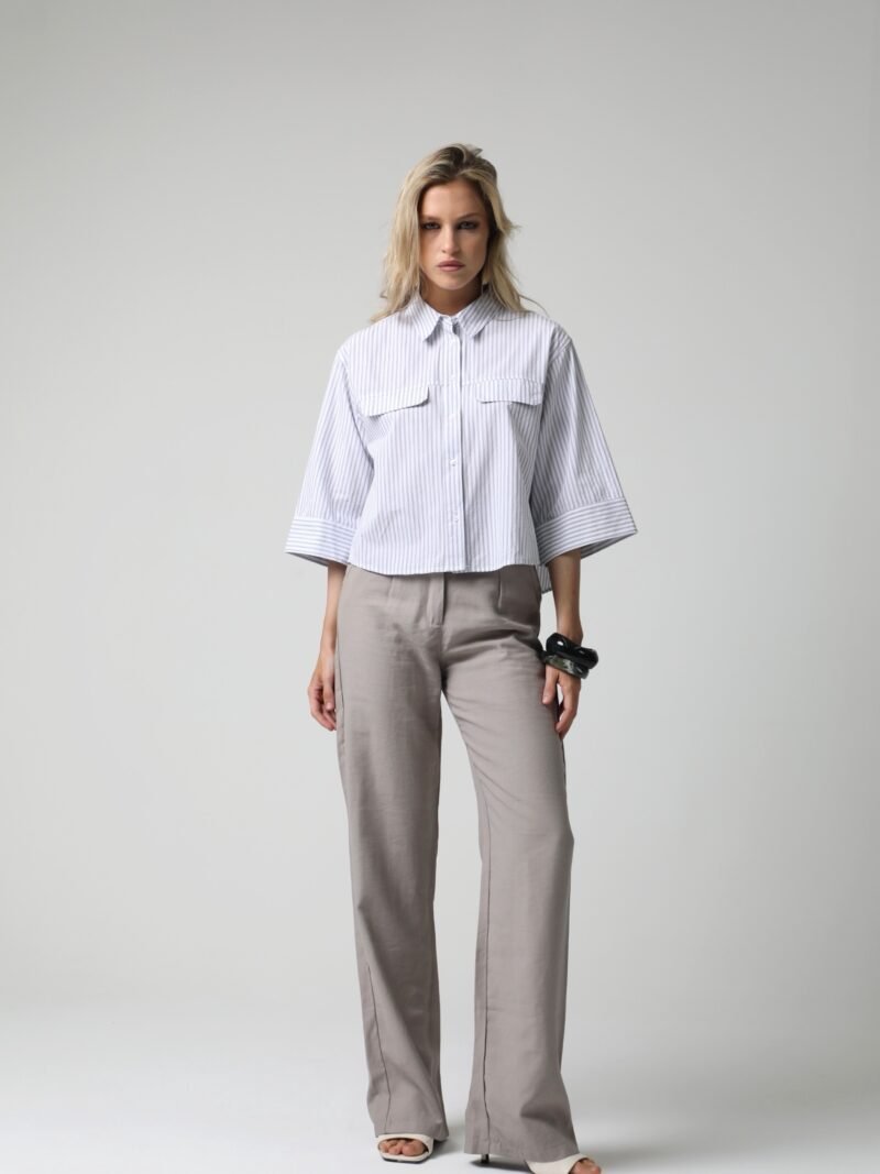 V005 - Camisa crop m/ancha