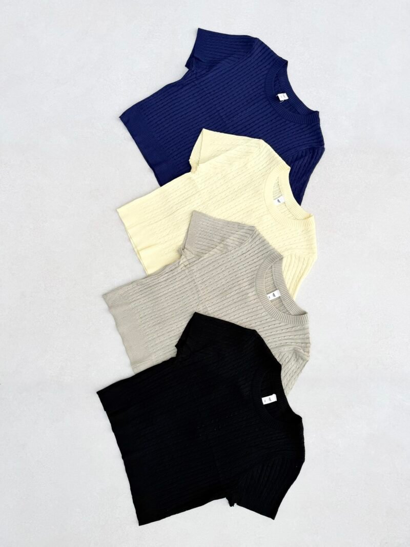 M053 - Remera trenza m/corta