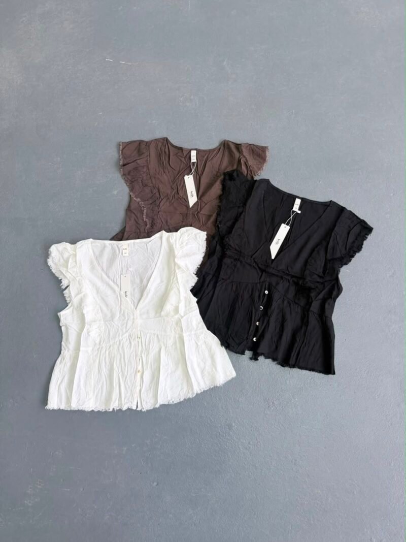 V200 - Blusa c/volado