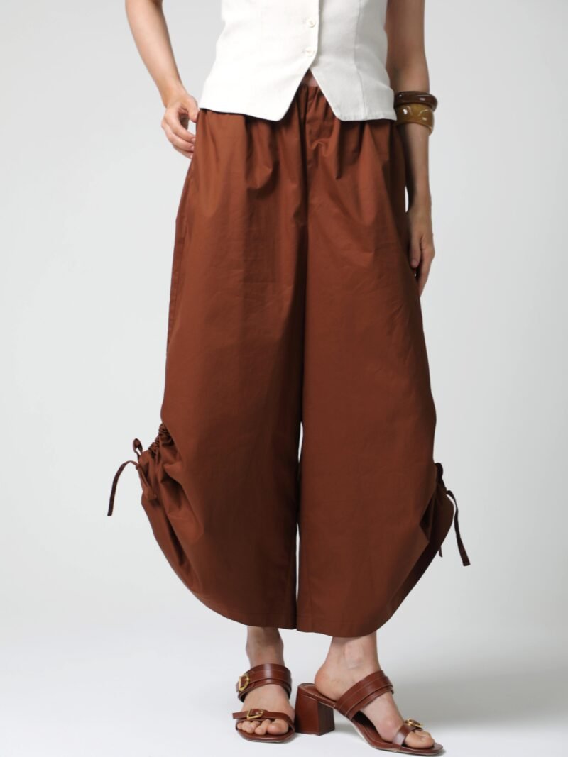 V054 - Pantalon ancho c/tiras