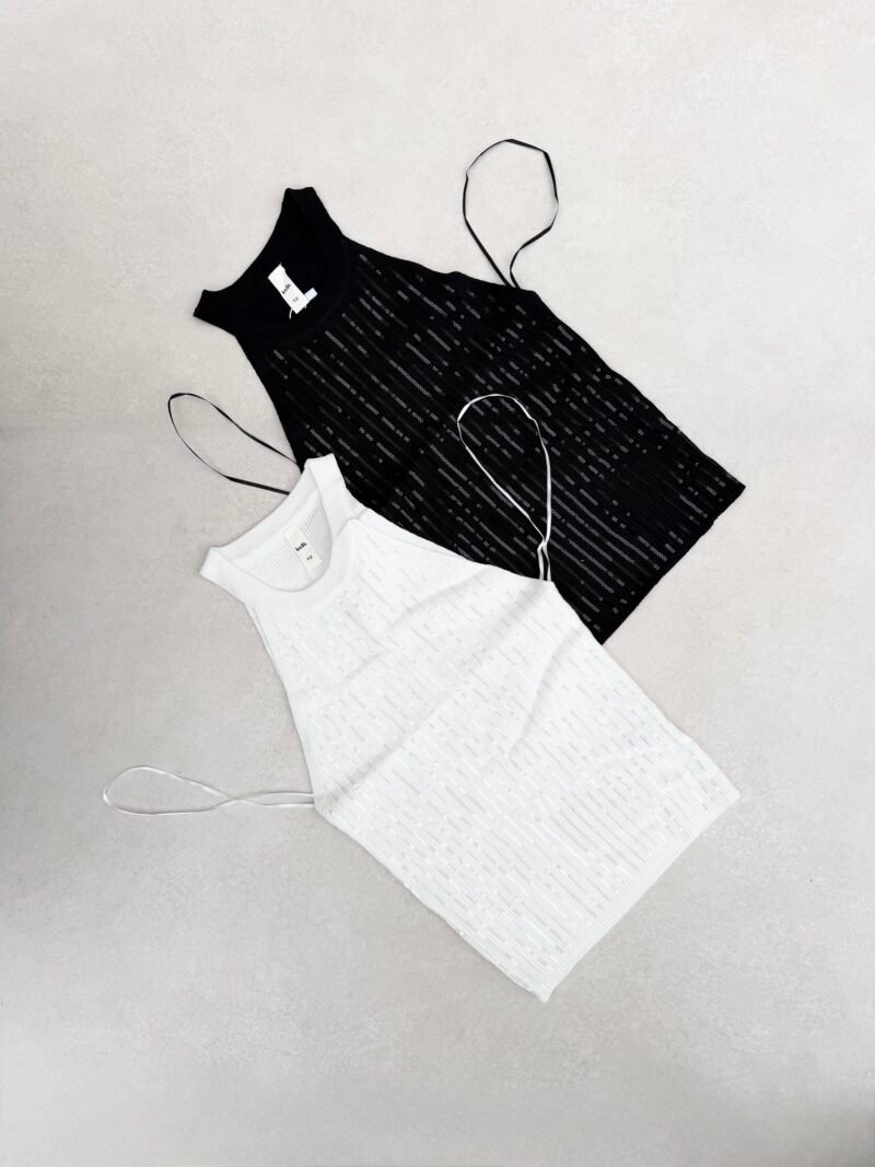 V120 - Musculosa lentejuelas