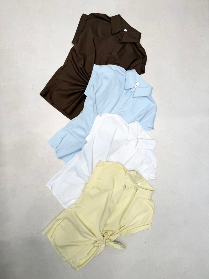 V203 - Camisa m/corta p/atar