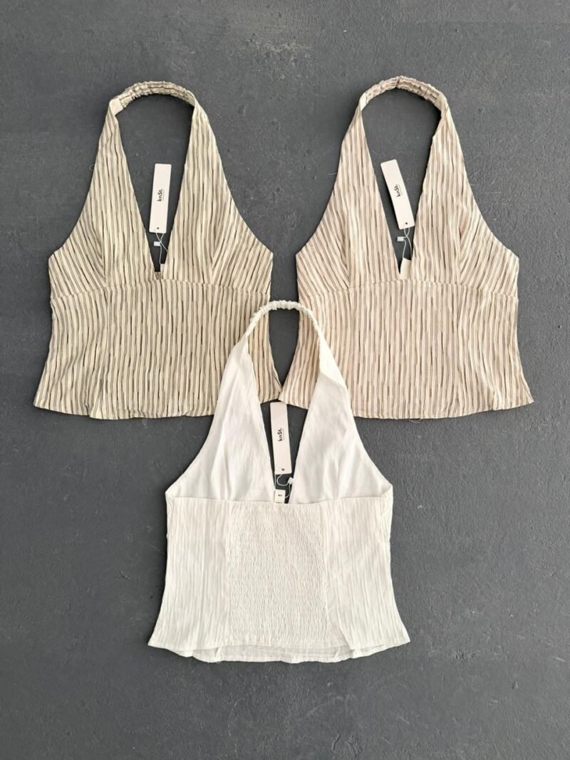 V196 - MUSCU HALTER RAYADO