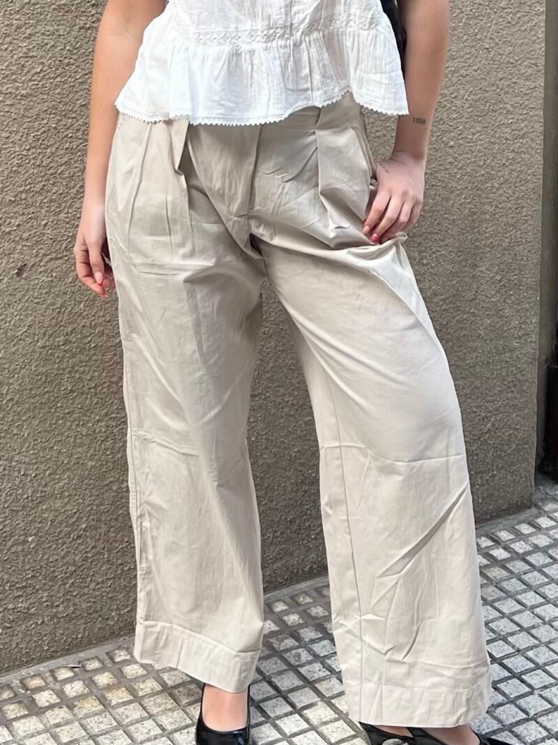 V195 - PANT FRUNCE