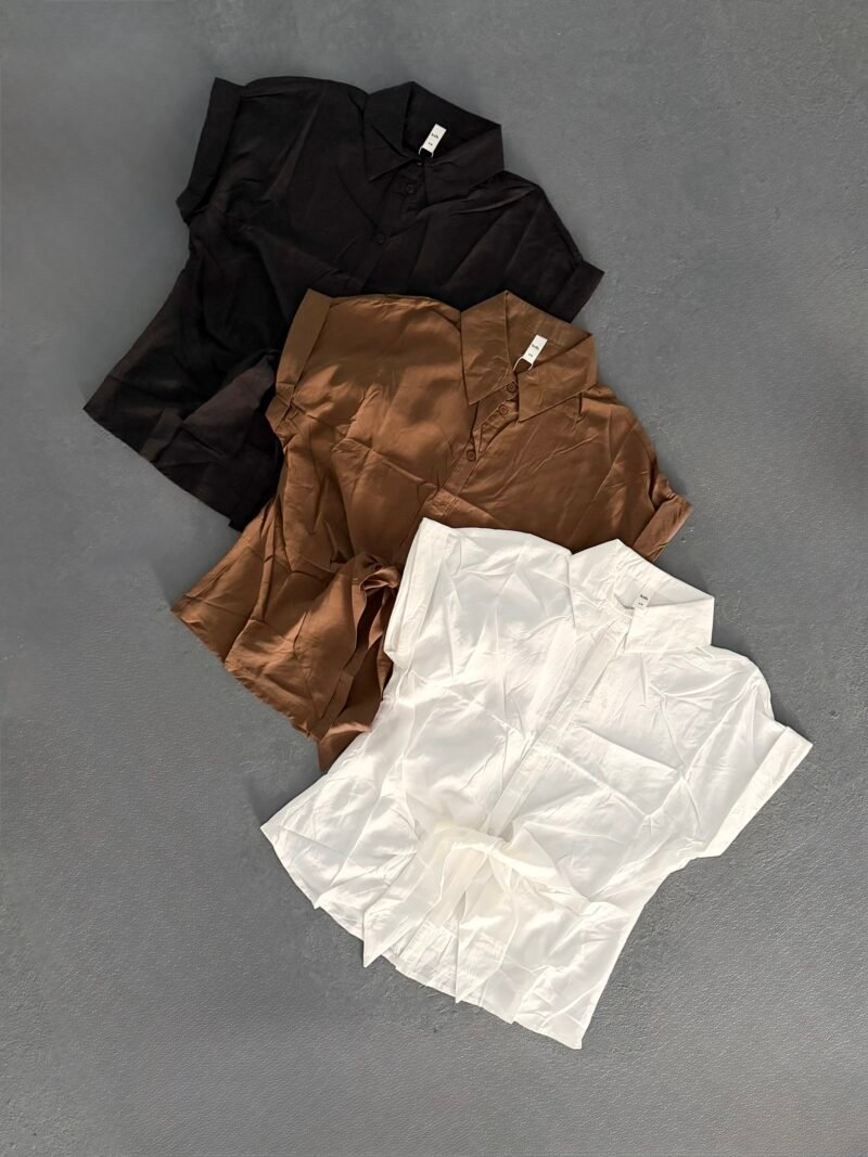 V069 - Camisa m/corta p/atar