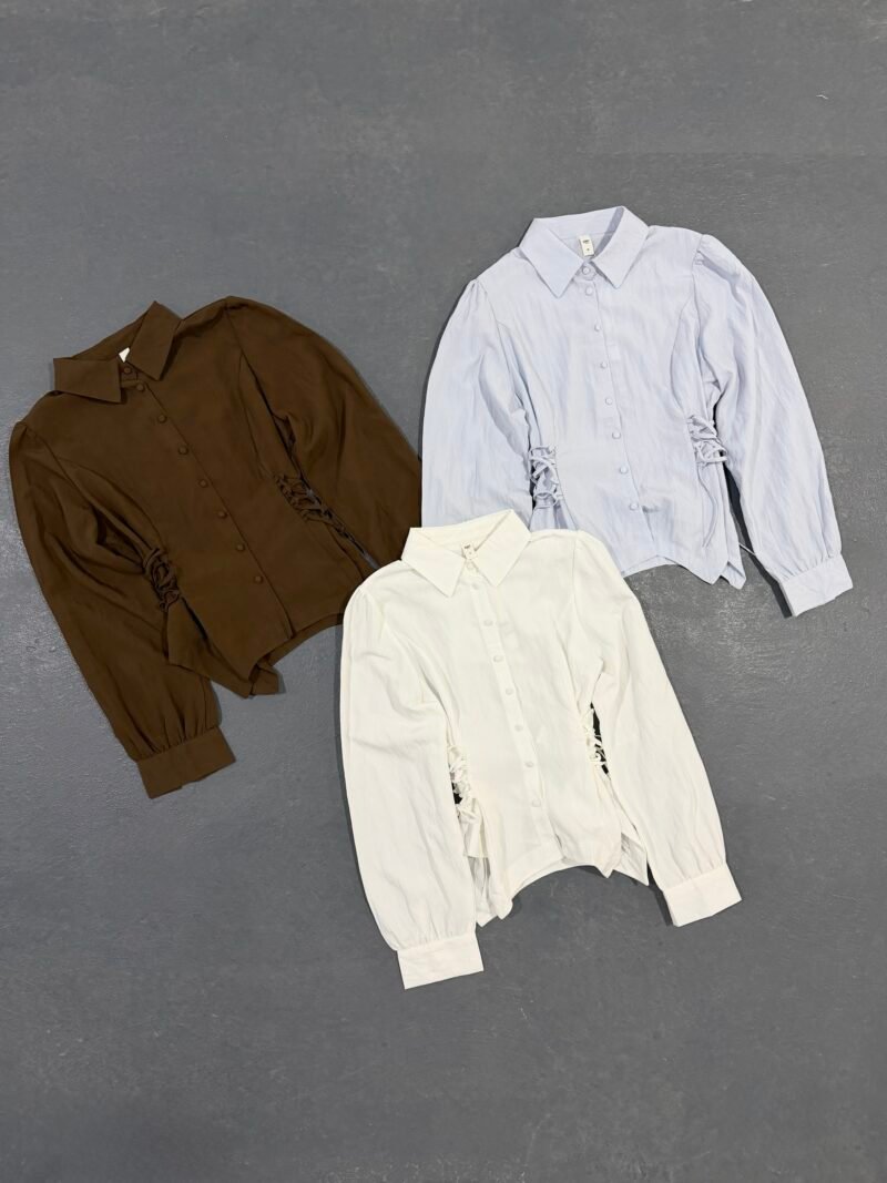 V083 - Camisa p/atar costado