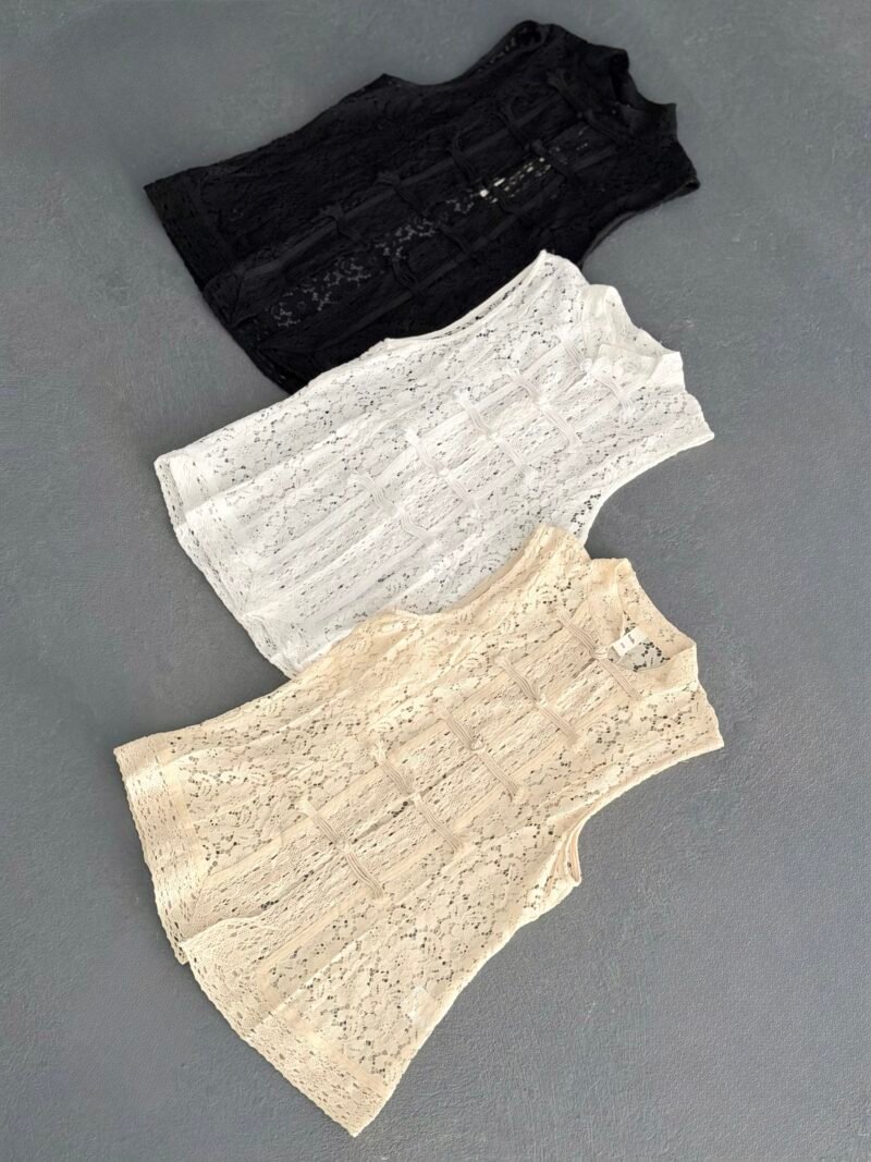 V230 - Musculosa china encaje